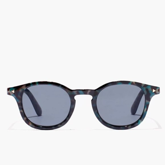 Madewell Accessories - Madewell Matte Blue Tortoise Keyhole Sunglasses